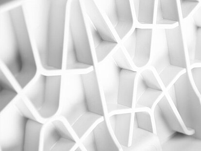 Detailaufnahme eines Kunststoffprodukts von metak