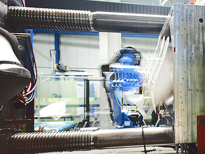 Bild eines Entnahmeroboters