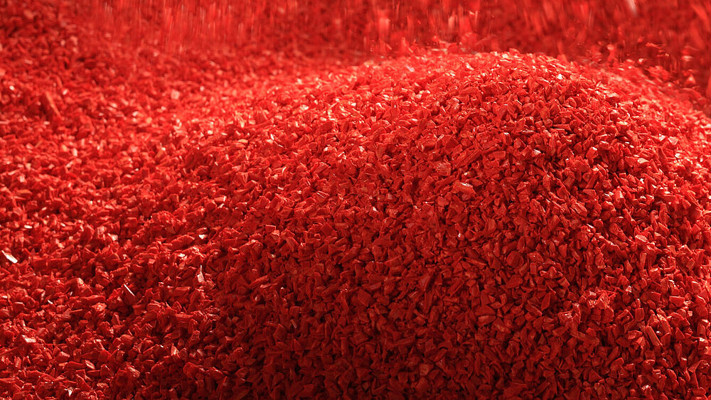 Bild von Kunststoffgranulat